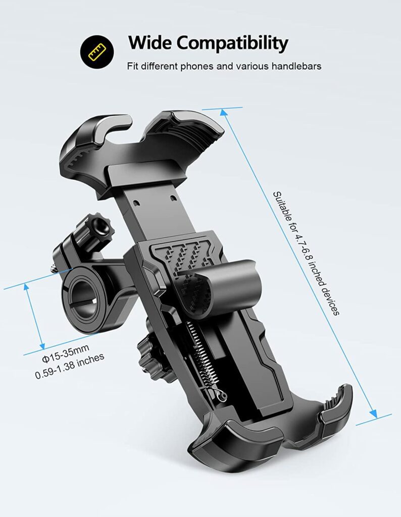 Mohard Electric scooter phone holder size