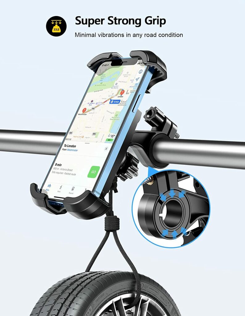 Mohard Electric scooter phone holder stron grip